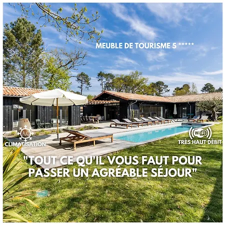Agapi - 10 Personnes, Piscine Chauffee, Petanque - Cap Ferret Villa *